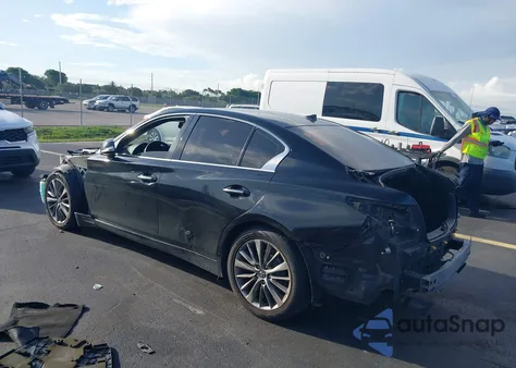 2019 Infiniti Q50 3.0T Luxe z USA, uszkodzony, nr VIN JN1EV7AP8KM513281